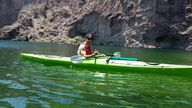 After a few adjustments, Trevor got the hang of it and was kayaking like a pro.