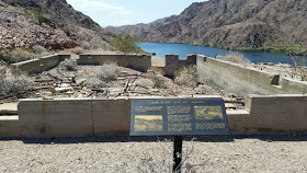 What remains of a 1930's river gauger's house