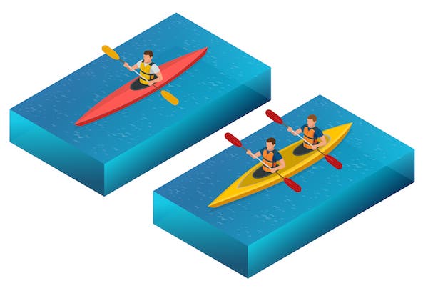 Tandem Kayak vs Single Kayak - Blazin' Paddles