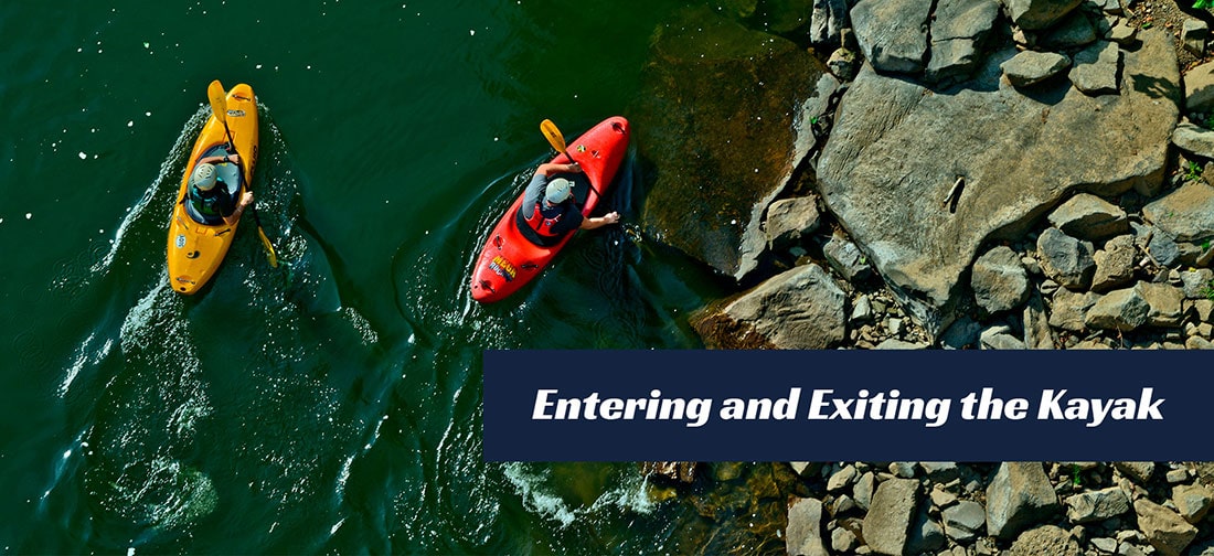 Entering And Exiting The Kayak
