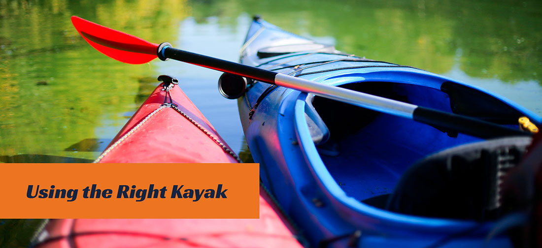 Using The Right Kayak